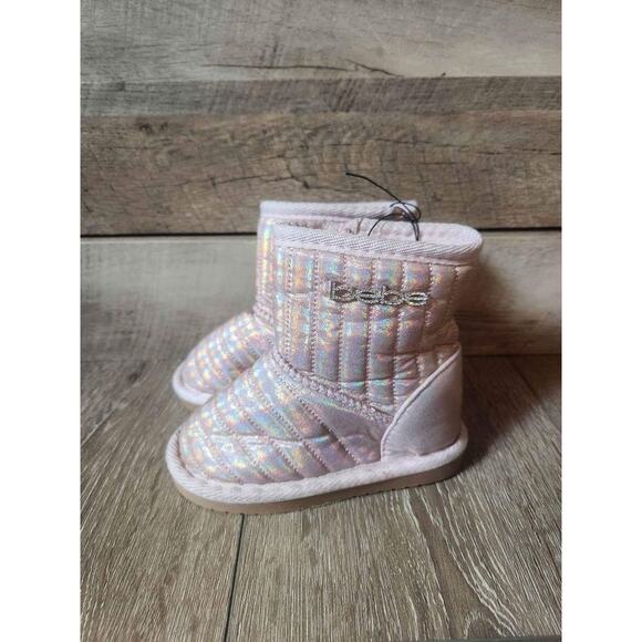 bebe Other - Bebe Toddler Girls Fleece Lined Boots Size 7 NWT